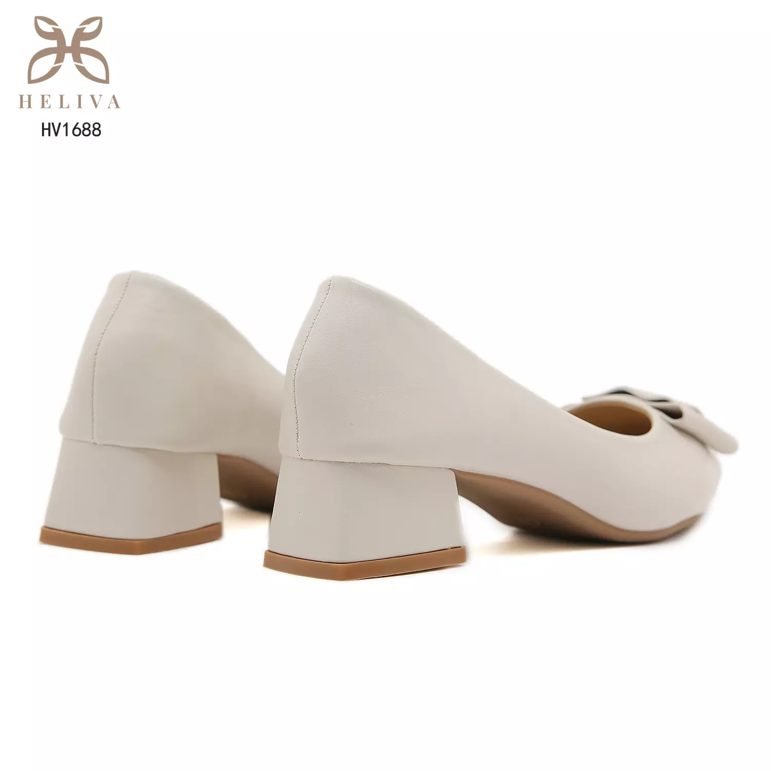 Heliva Leona Women Shoes Frame Square Curved Heel Chunky Sol 4cm HV1688