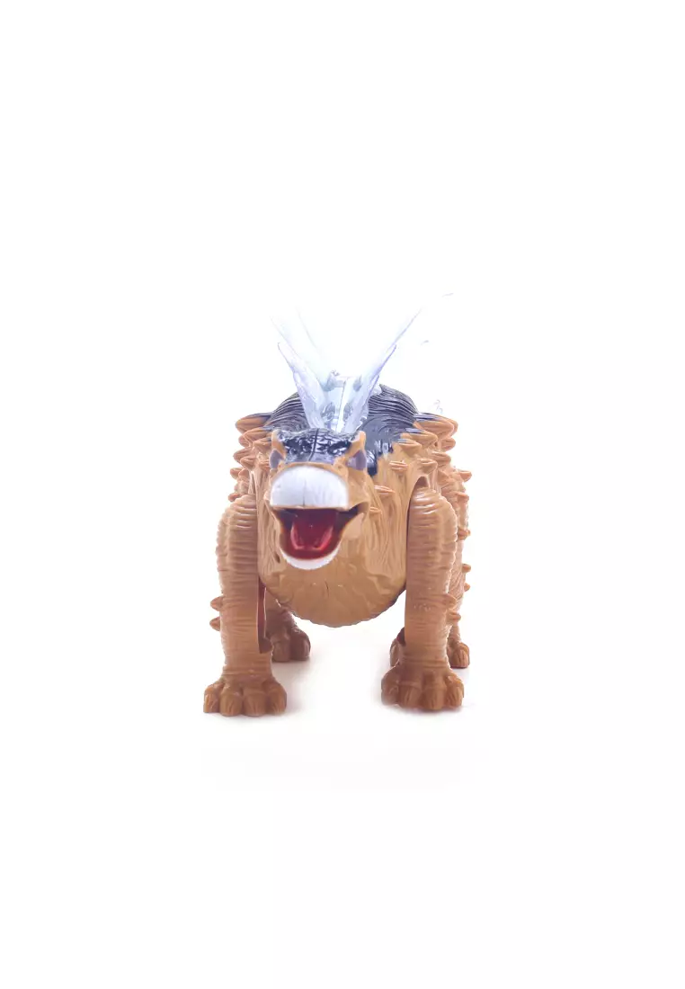 Mainan Dinosaurus Electric Series Egg Headdrogon 898A Type F Stegosaurus