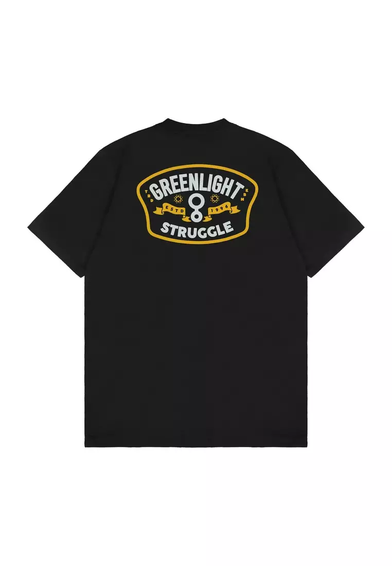 Greenlight Men's T-Shirt Short Sleeve Regular Fit Cotton Struggle OL-C120425