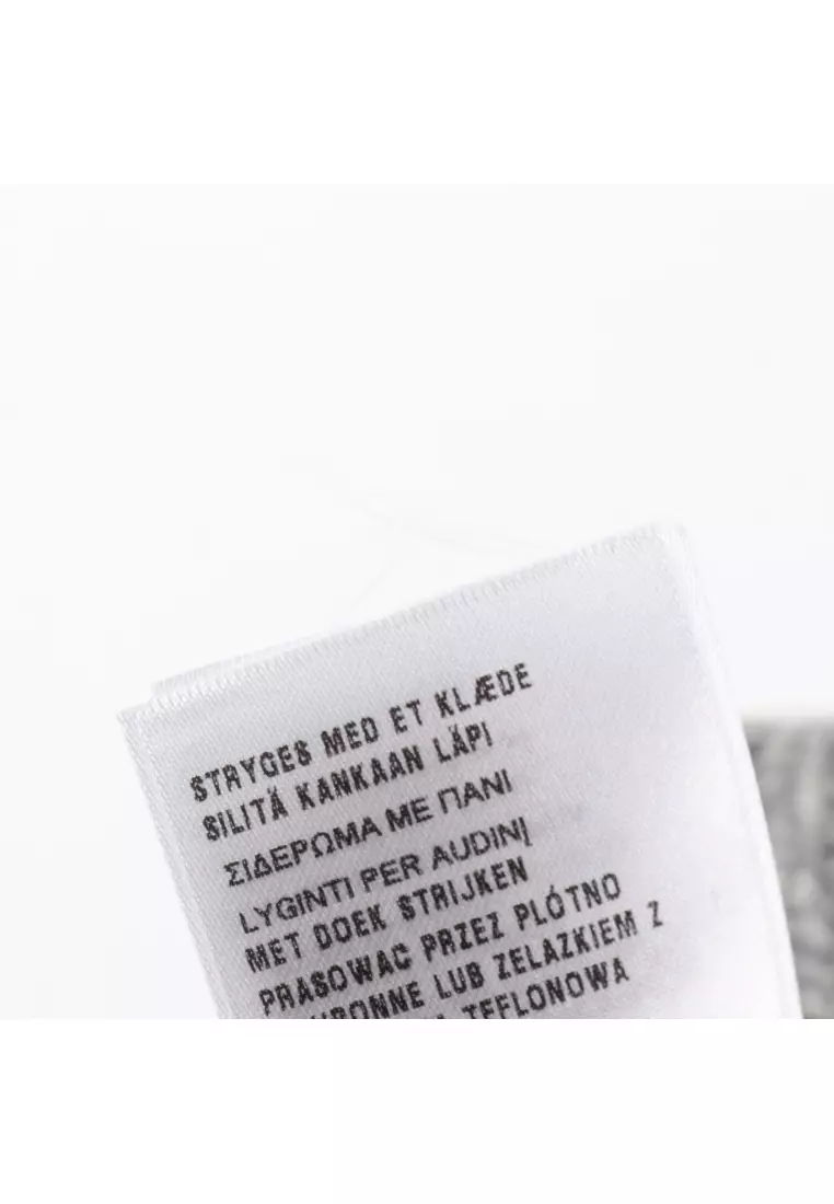 Pre-Loved MIU MIU fingerless gloves glove wool cashmere gray