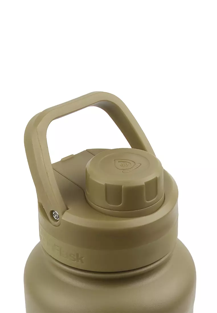 40oz Sand New Sports Lid Bottle Wide Mouth Vacuum Insulated Stainless Steel Drinking Water Bottle