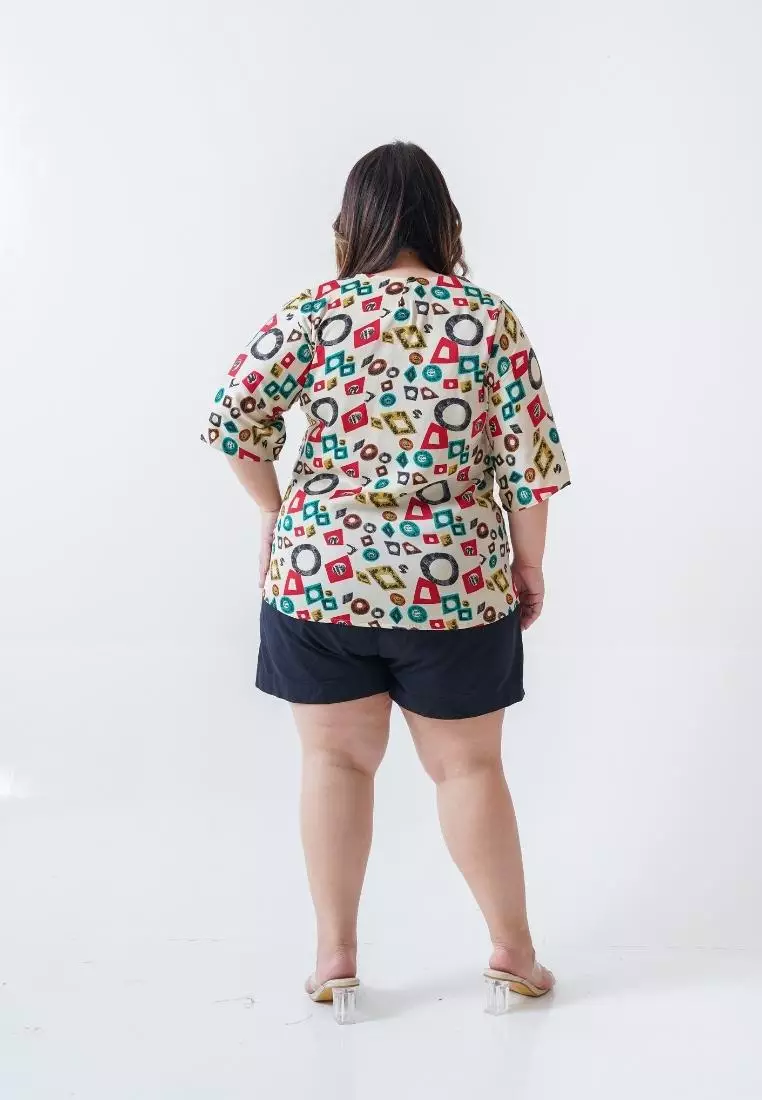 Plus Size Blouse Hera Pop Colorfull