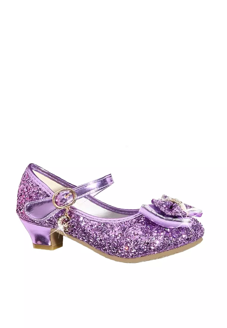 Purple rhinestone hotsell shoes
