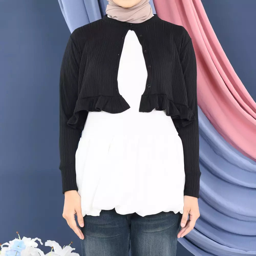 Posie Cardigan - Black M19677 R29S1