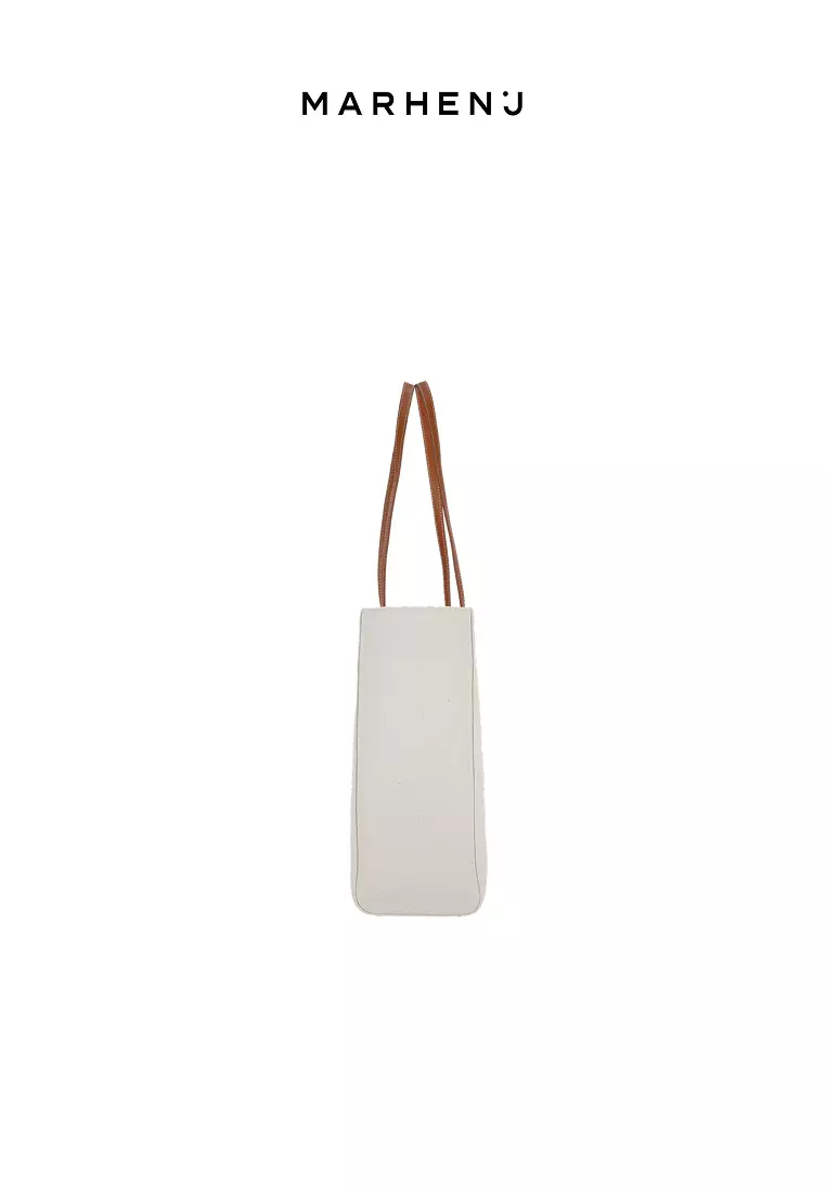 DAHLIA Canvas Shoulder Bag Ivory