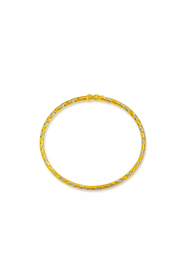 916/22K Gold Bangle G11 (M-16CM)