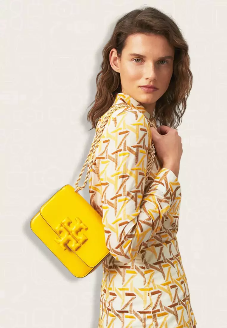 Tory Burch Eleanor Small Convertible Shoulder Bag Golden Crest