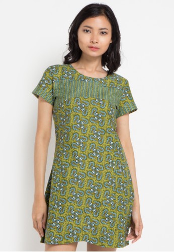 Jual Batik  Indra Loka Short Sleeve Dress  Kelir Original 