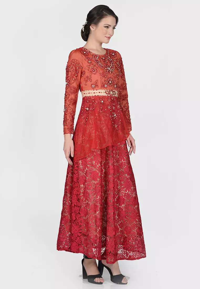 Bibiq Gamis Brokat Organza