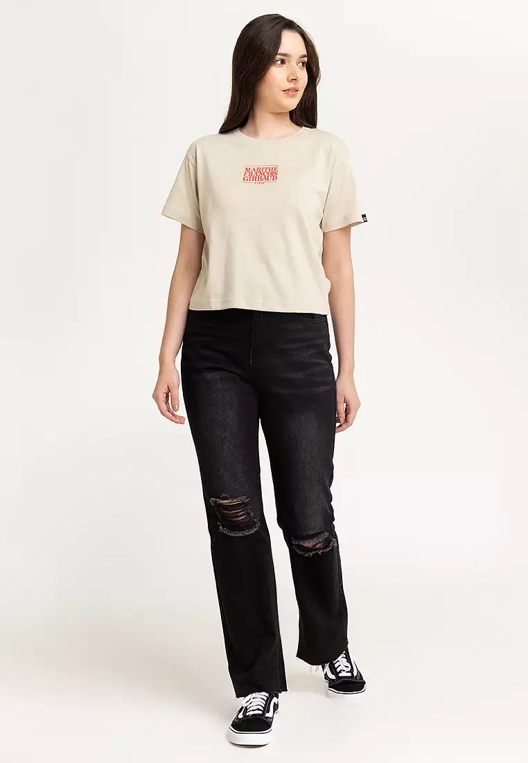 Buy Marithe Francois Girbaud Ladies Wood Ash 101 Boxy T Shirt 2024 Online Zalora Philippines 5330