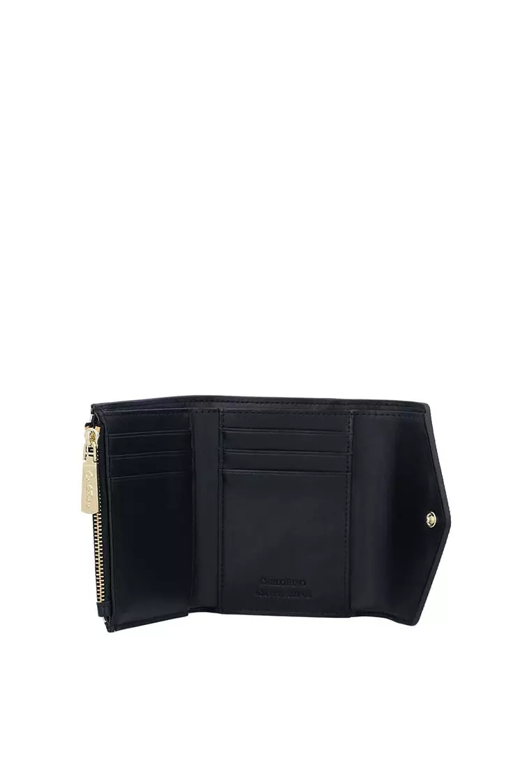 The Ivy Short Wallet - Black
