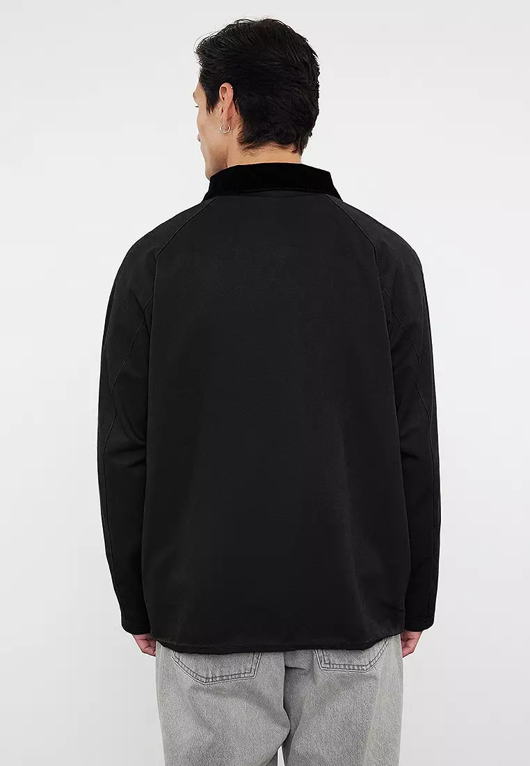 Check Lined Shirt Jacket