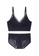 ZITIQUE black Women's Comfortable Seamless Lingerie Set (Bra and Underwear) - Black A2997US7EBC3EAGS_1