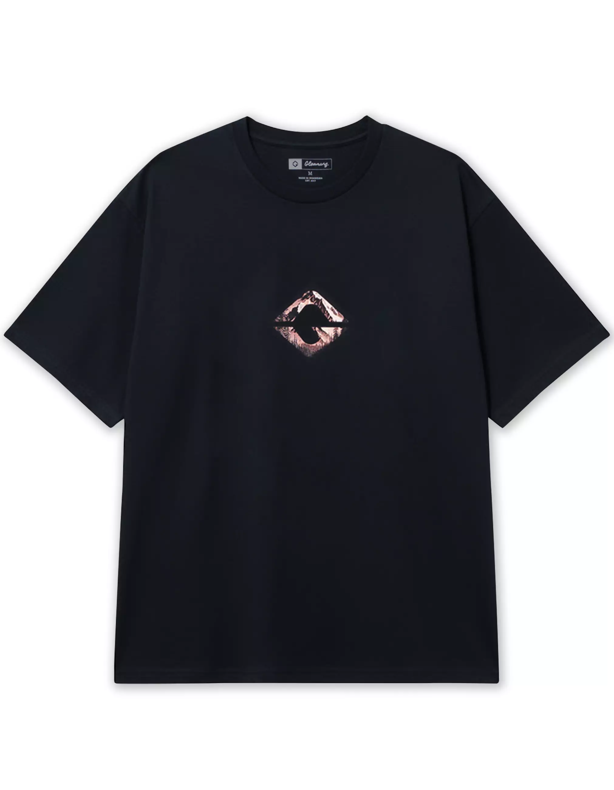 Kaos Design Logo Kaos Hitam Unisex