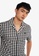 Fred Perry black Fred Perry M3639 Gingham Revere Collar Shirt (Black) BD1C9AA37802D4GS_3