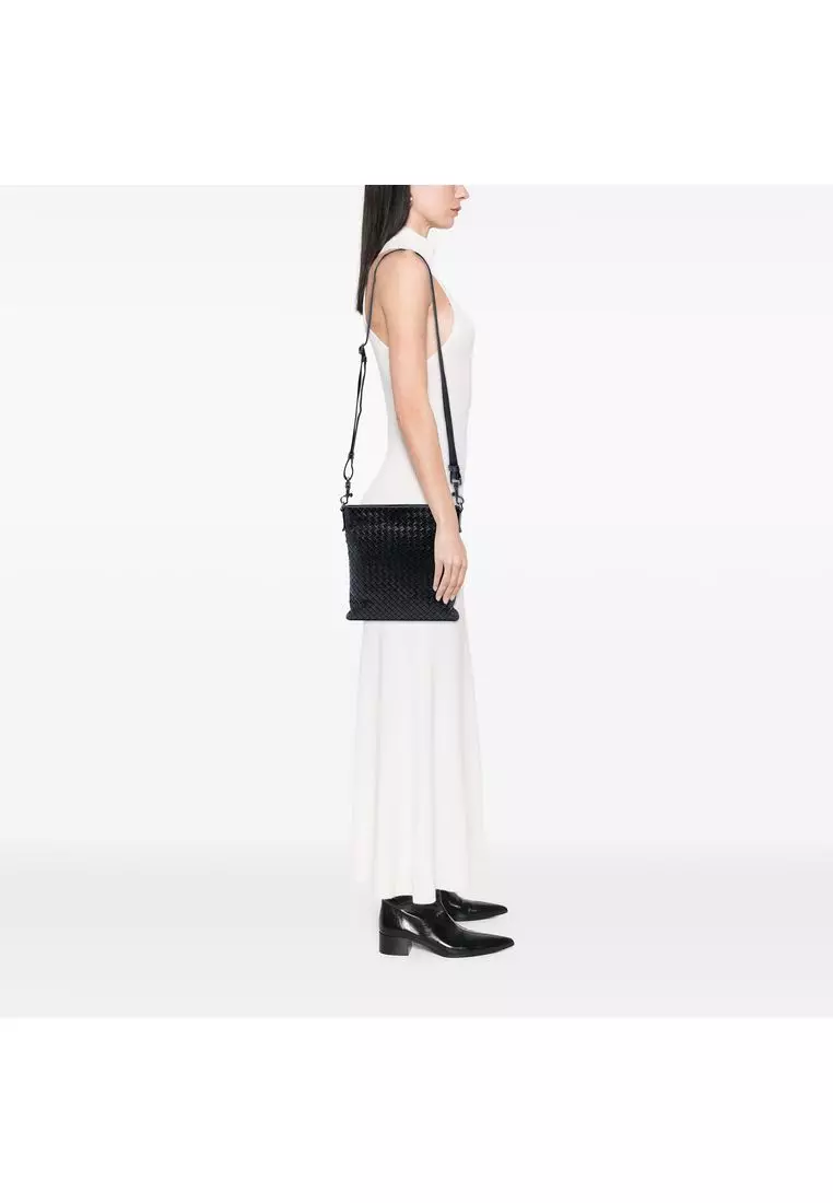 Pre-Loved Bottega Veneta Nappa Intrecciato Vn Crossbody