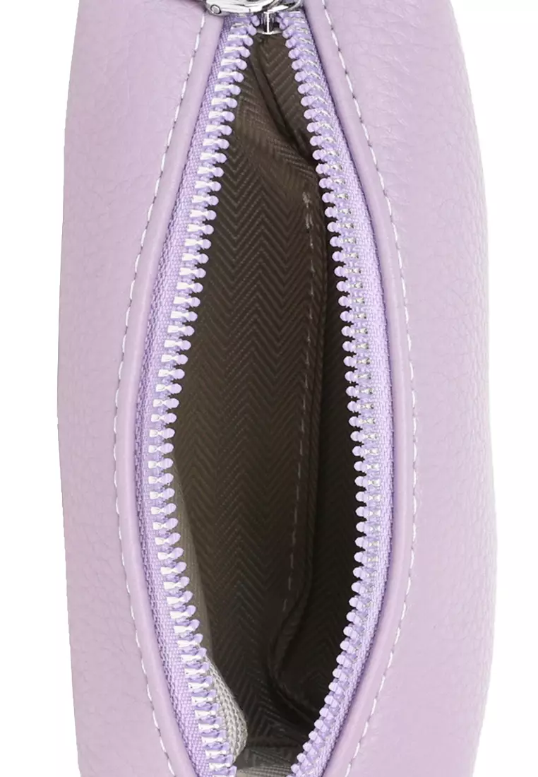 Cable Cord Strap Mini Bag In Purple