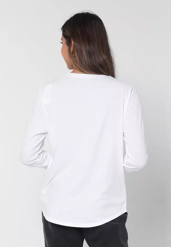 Hollister white shop tee