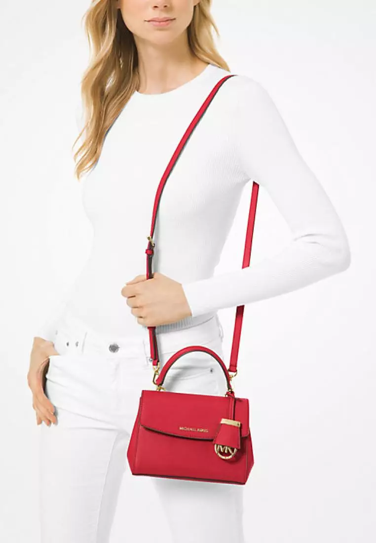 Michael kors ava extra small saffiano best sale