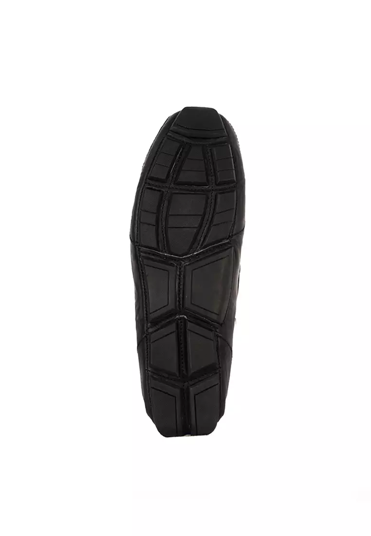 Sepatu Casual Pria Loafer Moccasin Gino Mariani Bartoli 7 Hitam