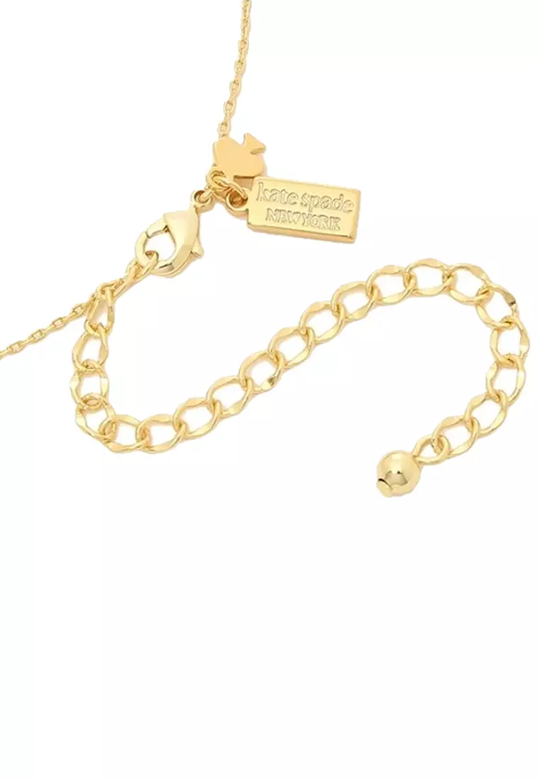 Kate spade rose gold bow necklace new arrivals
