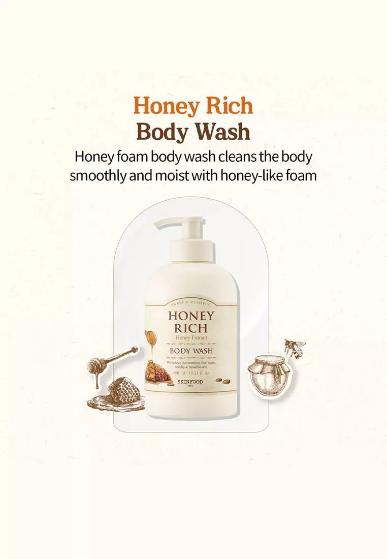 SKINFOOD - Honey Rich Body Wash