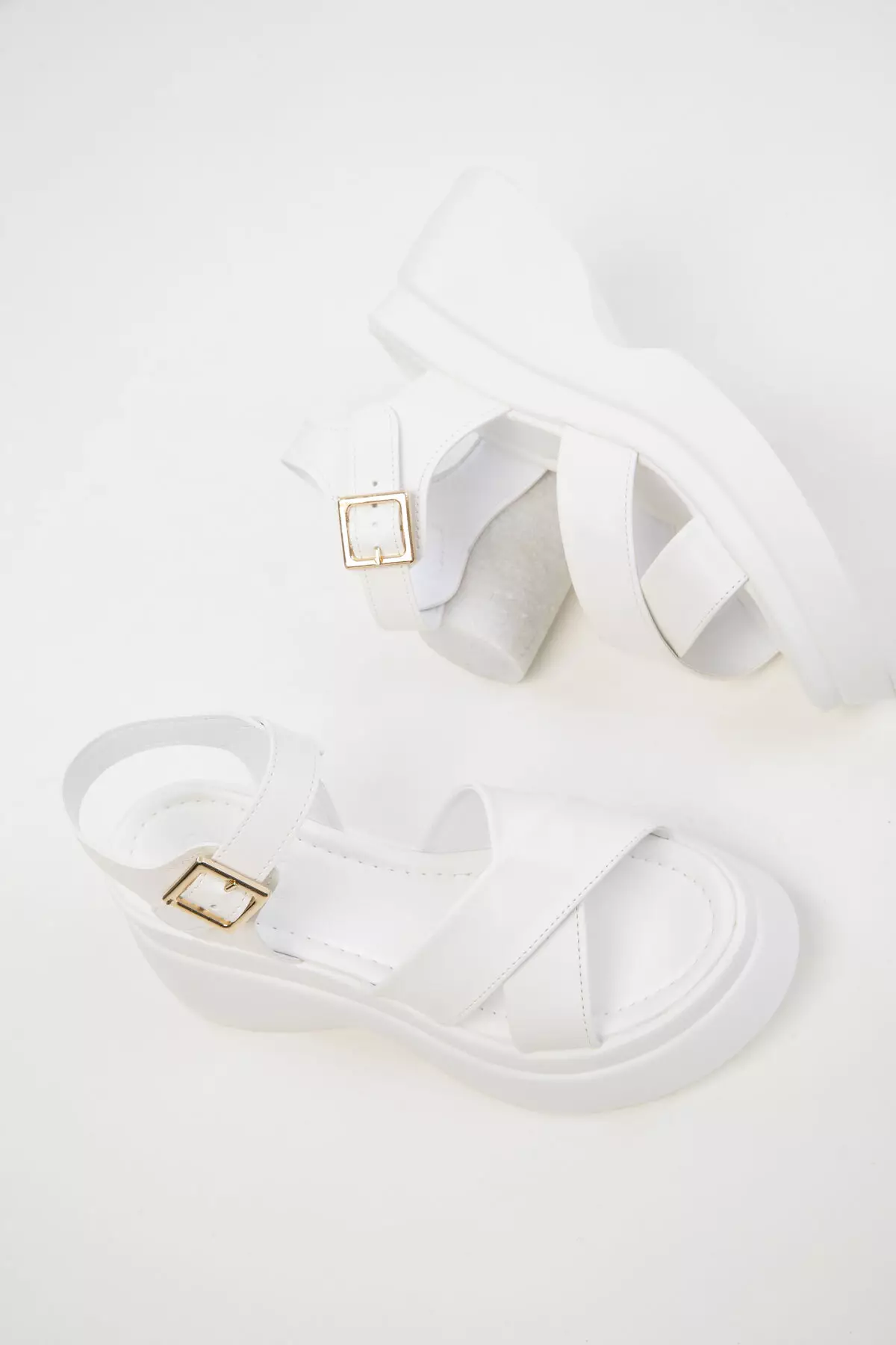 White Women's Sandals 20380