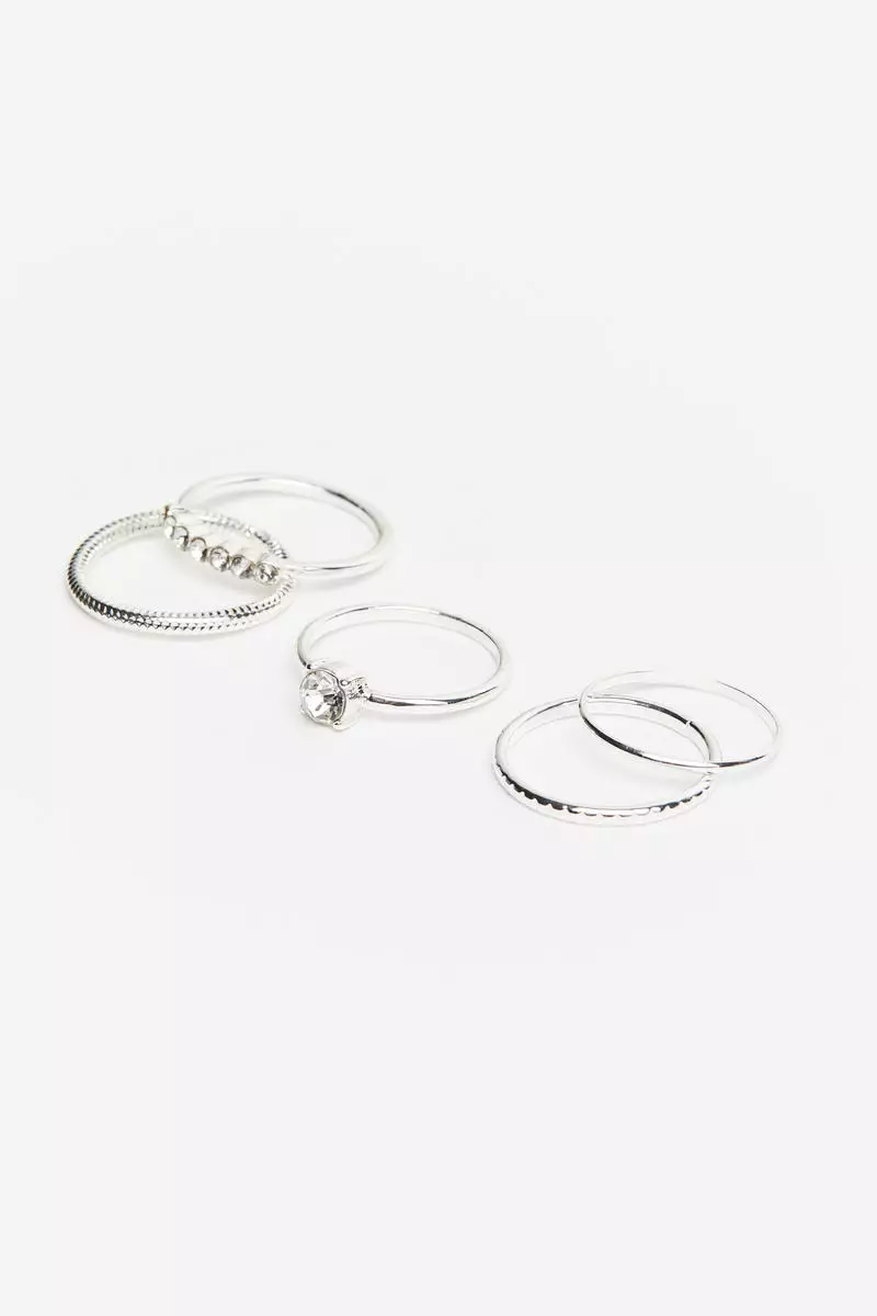5-pack metal rings