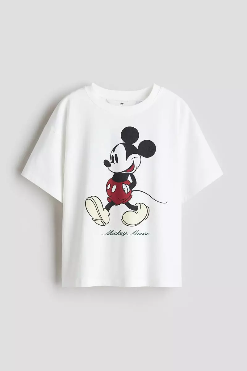 Printed cotton T-shirt