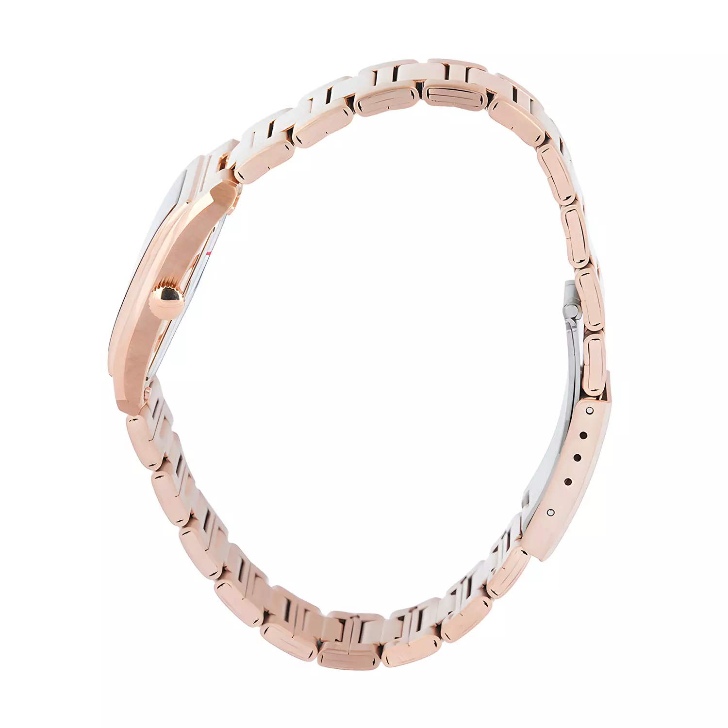 Alexandre Christie Primo Steel - Jam Tangan Analog Wanita - Silver Dial - All Rosegold Stainless Steel - 1039 LDBRGSL