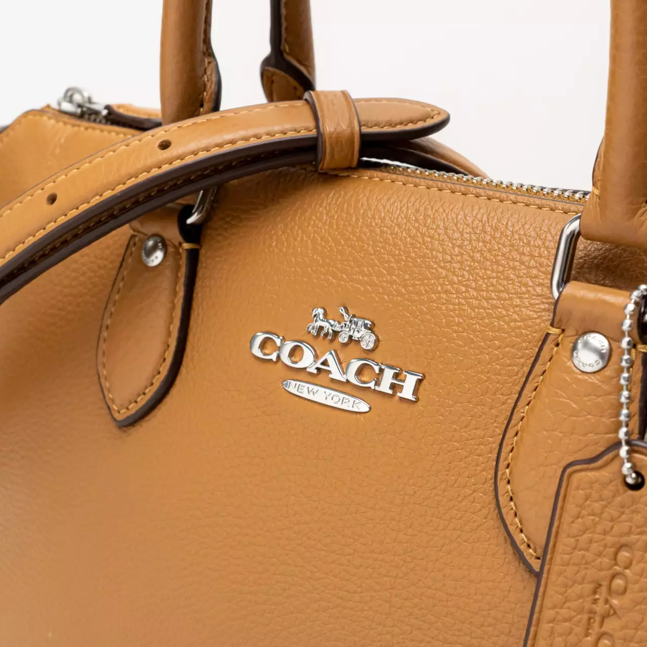 [12.12 Dealcember] Georgia Satchel Bag Light Saddle Shw