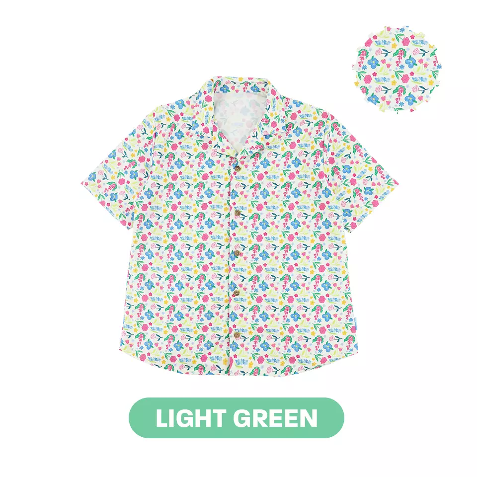 Mooi X Dinda Puspitasari Kemeja Dewasa Sarah Shirt Adult - Light Green