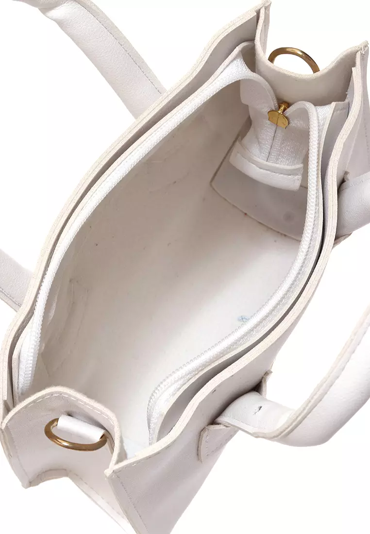 Berly Women's Small Bag Design Casual Pemium Quality - White