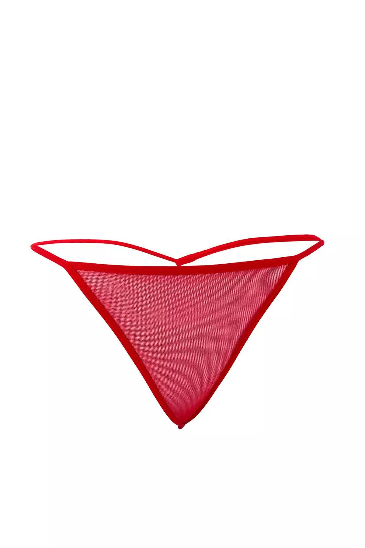Red Tulle Chain Strap Capless Panty Babydoll/Fantasy Nightgown Thmaw26Ll00025