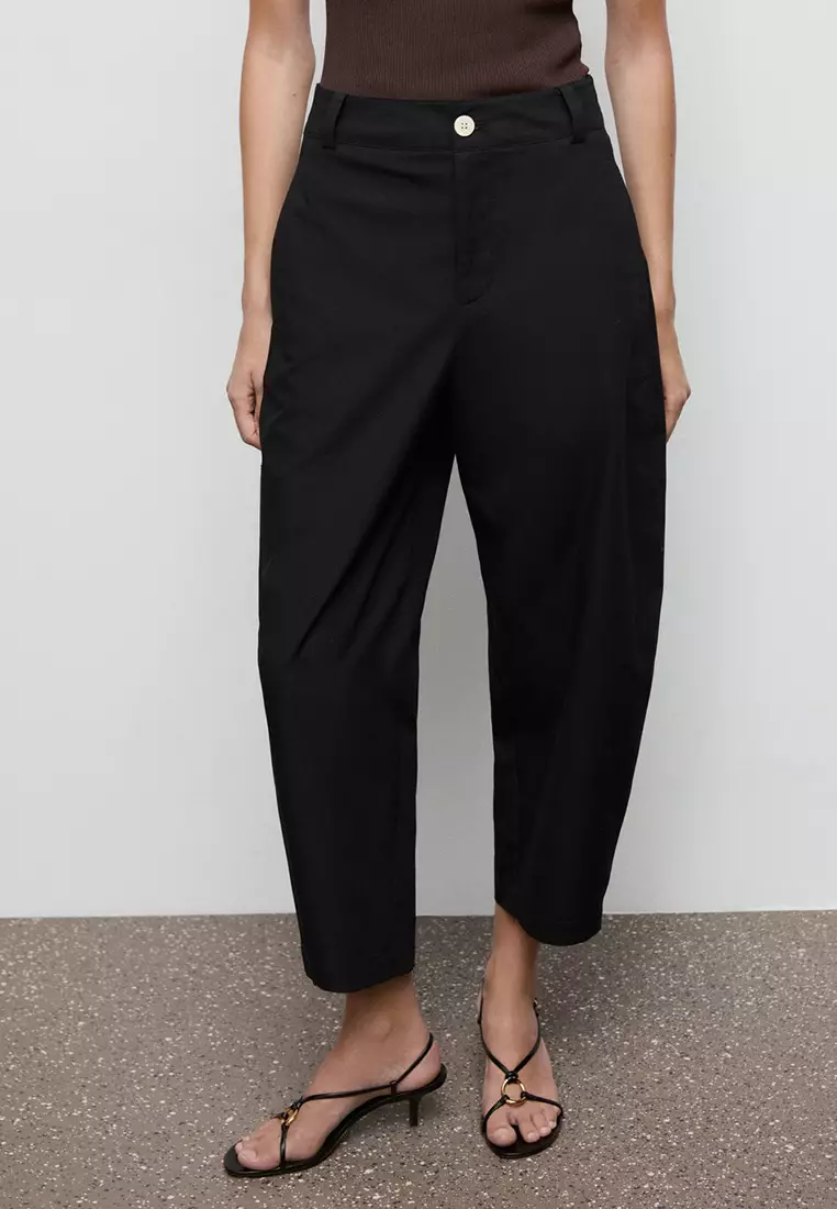 High-Waisted Balloon Trousers
