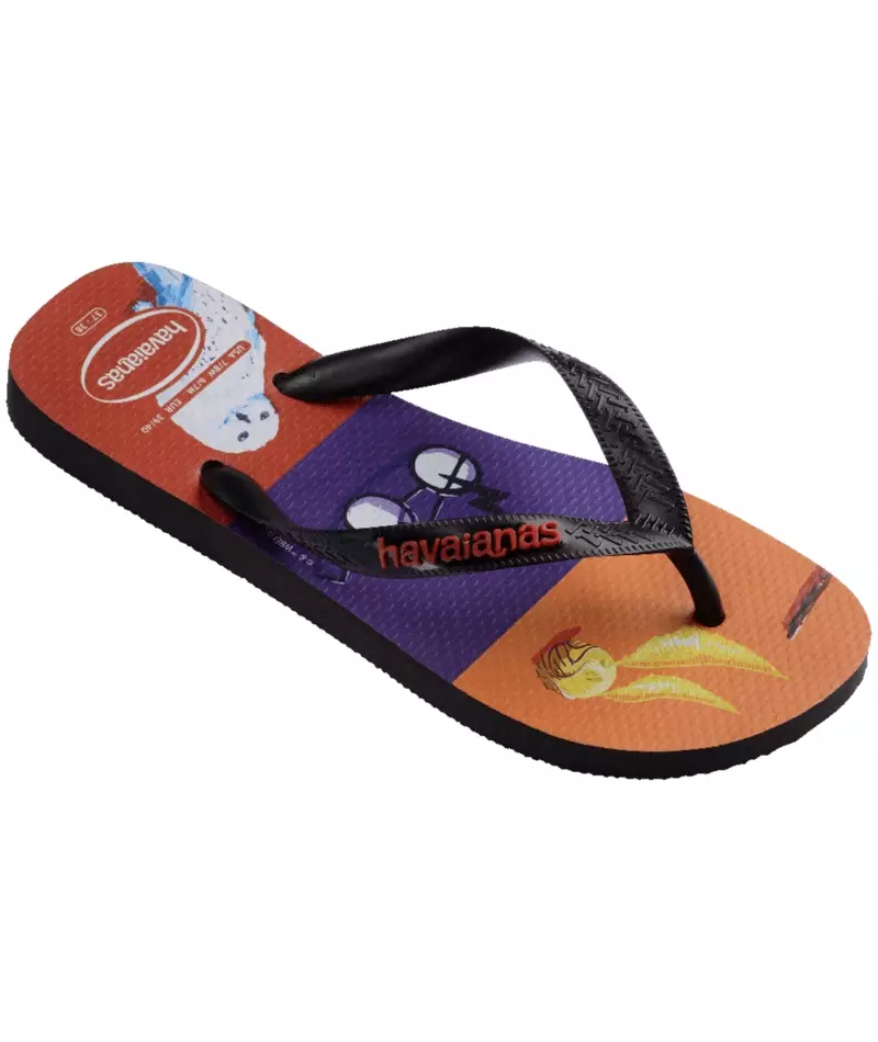 [ONLINE EXCLUSIVE] Havaianas 1069 - Harry Potter Black/Black - Sandal Pria