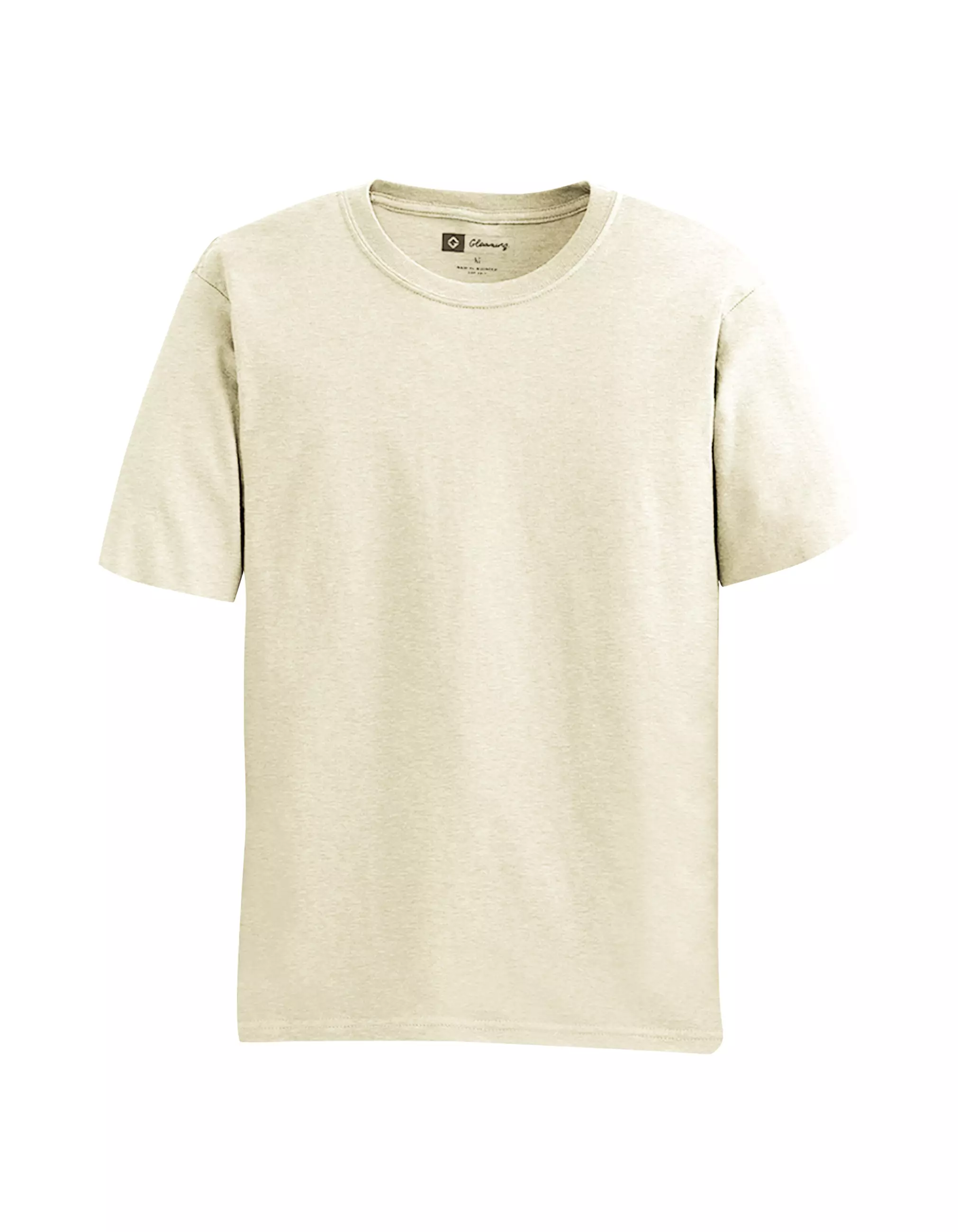 Kaos Polos Cotton Combed 24s BCI Super Soft Ivory Khaki Unisex