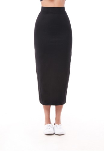 Tailored Pencil Skirt With Back Slit
