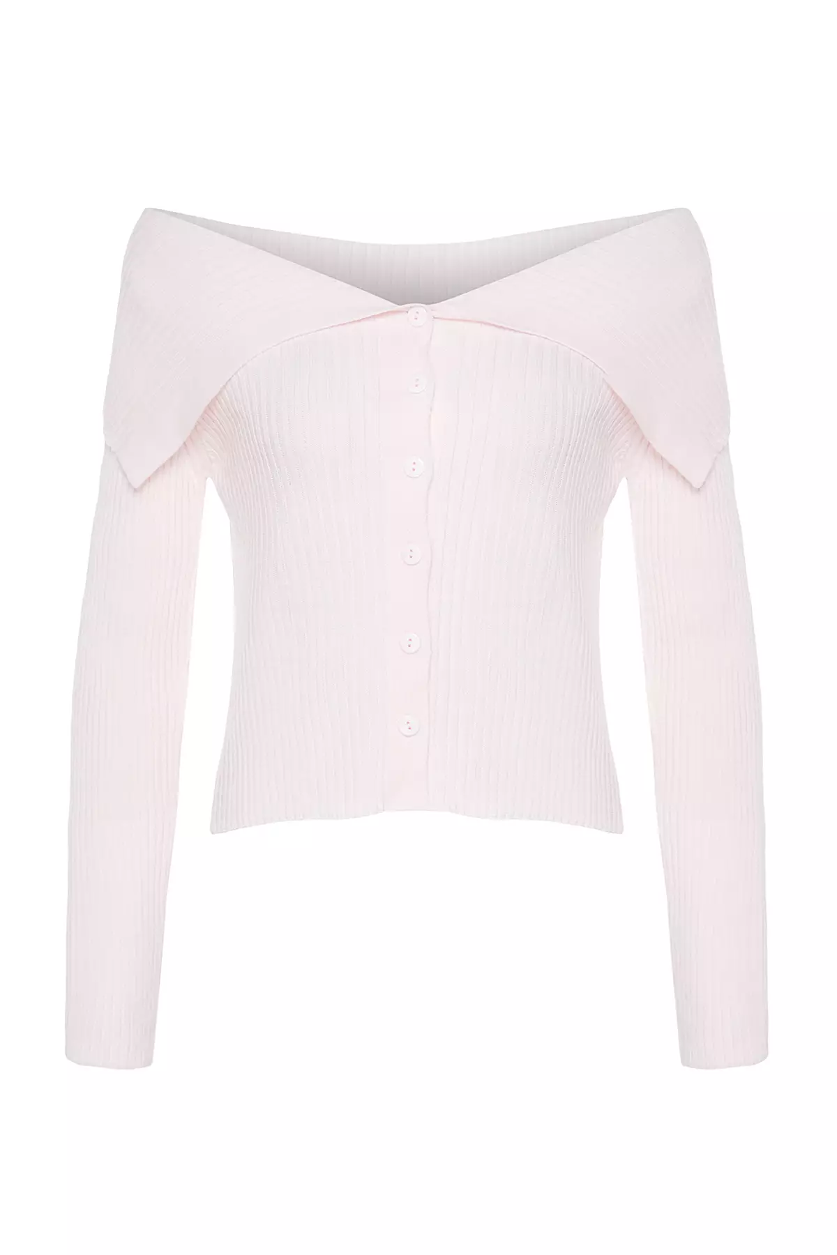 Off Shoulder Knit Cardigan