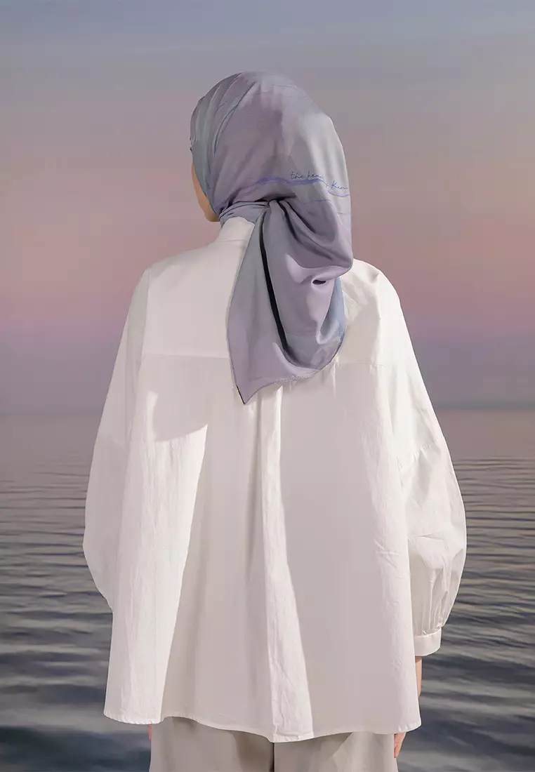 Kami Eline Oversized Top Bone White