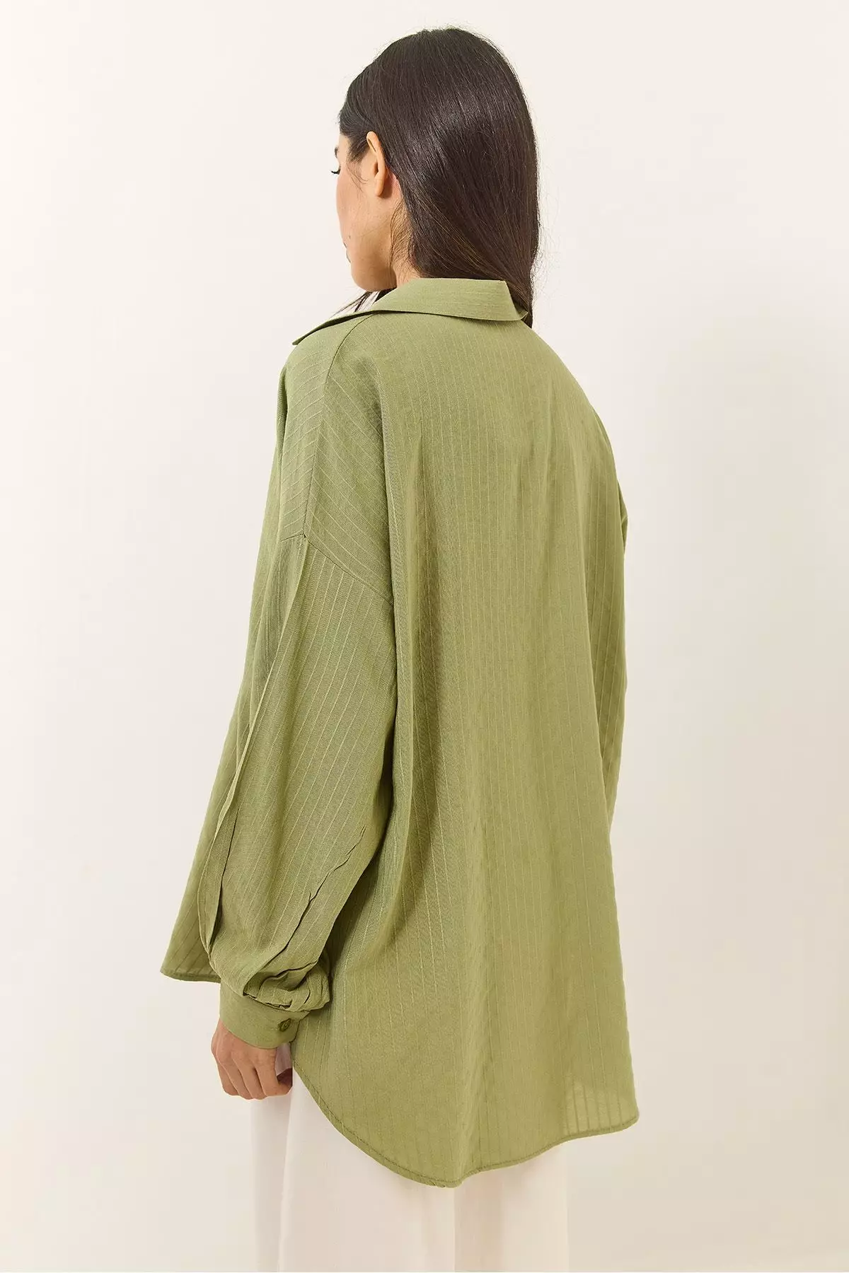 Women's Jacquard Linen Shirt 60171028