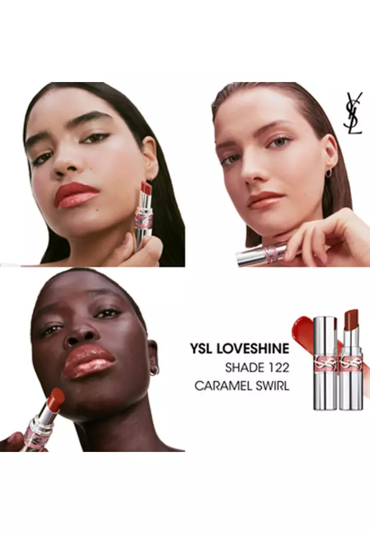 YSL - Loveshine High Shine Lipstick #122 Caramel Swirl