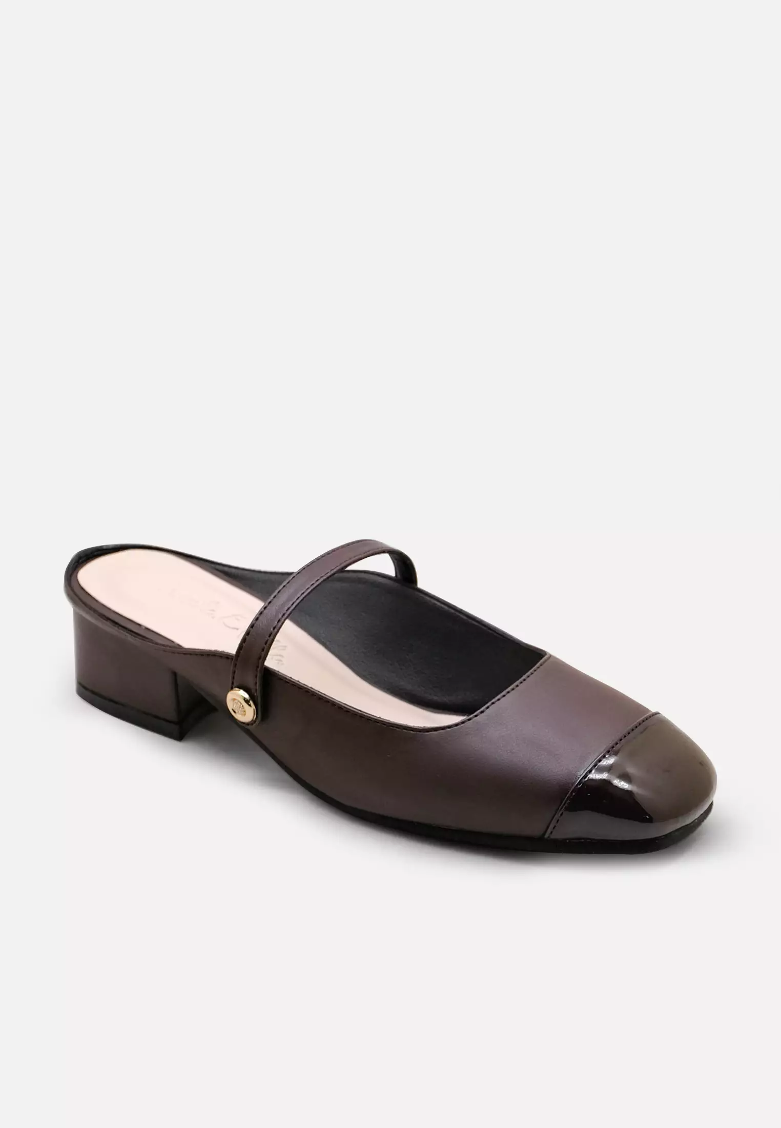 Sora Women Mary Jane Mules Sepatu Sandal Wanita