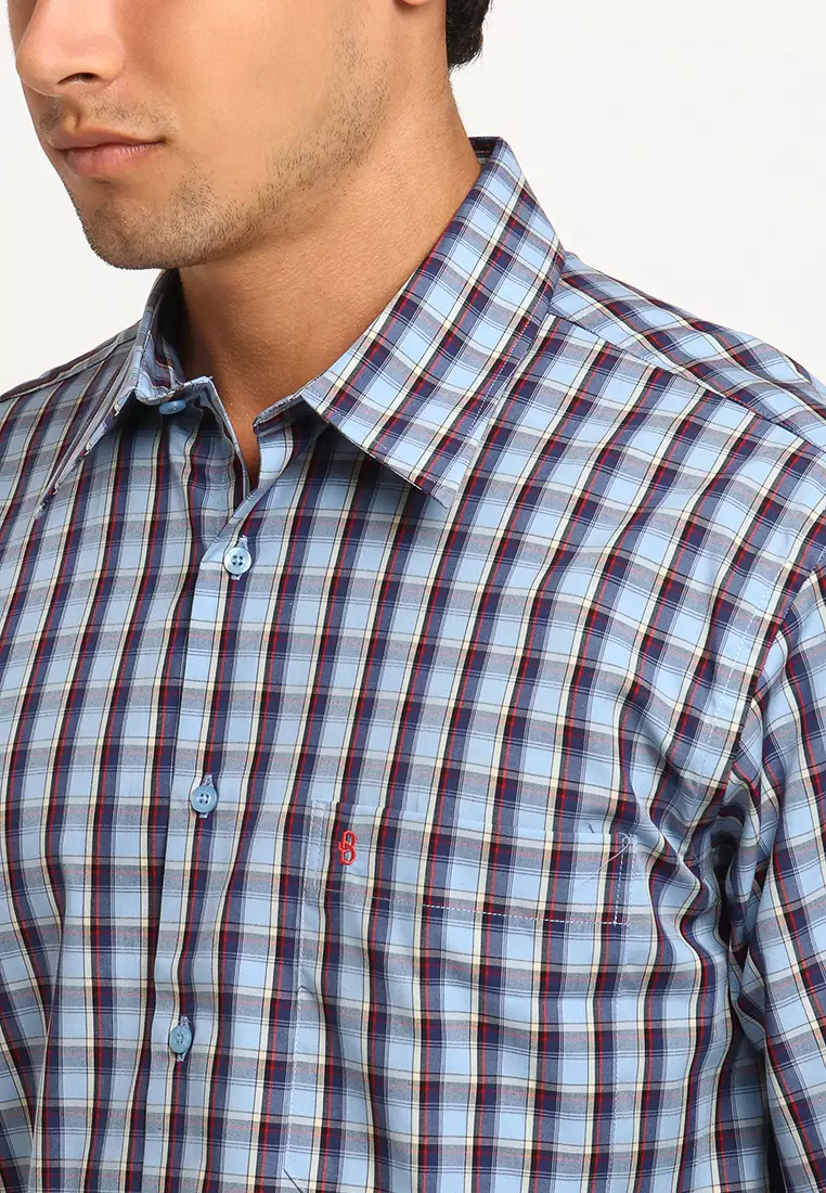 Byford Short Sleeve Kotak-kotak