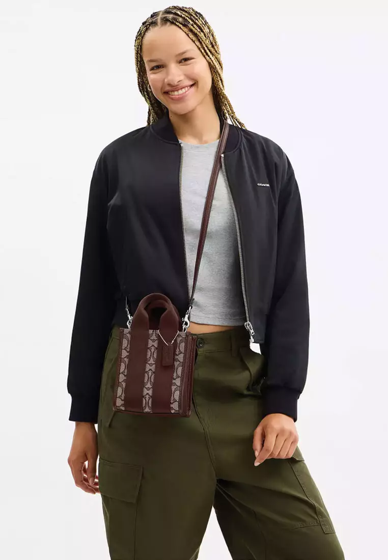 Smith Mini Tote Bag In Signature Jacquard