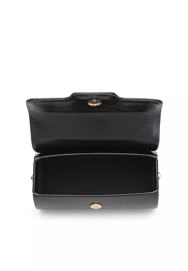 Women's Top Handle Bag / Sling Bag / Crossbody Bag / Shoulder Bag (Tas Tangan Wanita / Tas Selempang Wanita / Tas Bahu Wanita) - Hitam