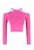 Trendyol pink Cold Shoulder Rib Jumper D285EAA7792045GS_6