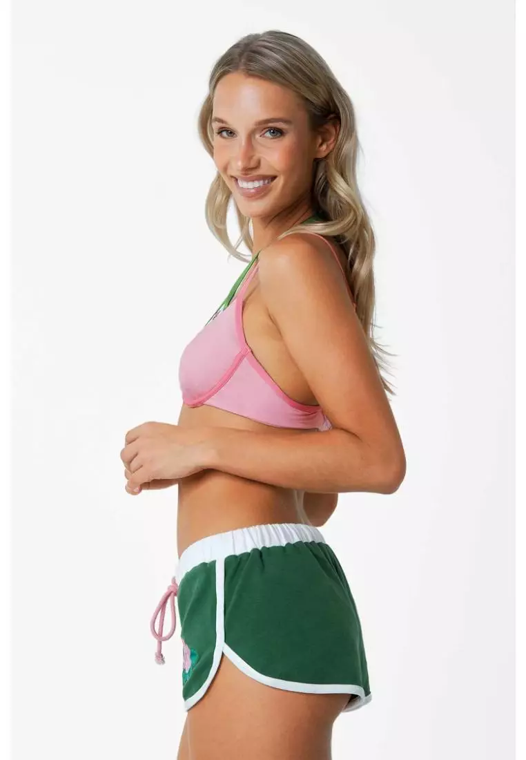 Dolphin Shorts / Gumamela Embroidery