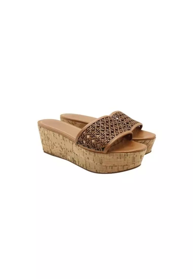 Tory burch kira store open toe wedge