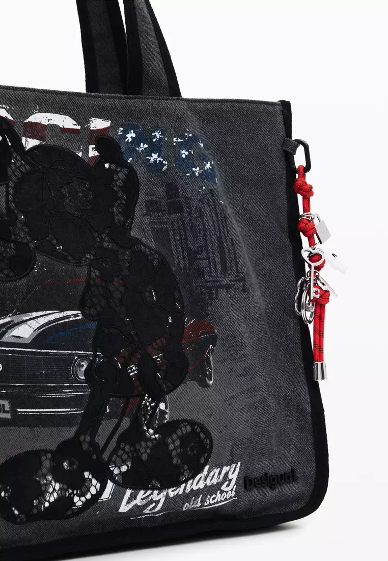 Medium Mickey™ denim shopper bag